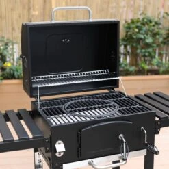 Alice's Garden Houtskool BBQ Bernard - Smoker - Verstelbare Houtskoolbak - Zwart -Fissler-winkel 1200x1200 11