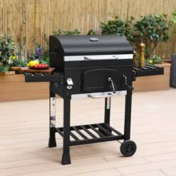 Alice's Garden Houtskool BBQ Bernard - Smoker - Verstelbare Houtskoolbak - Zwart -Fissler-winkel 1200x1200 13