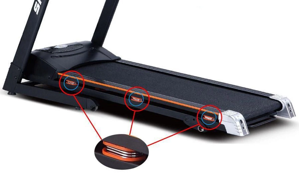 Loopband Fitness - Inklapbaar - Met Hartslag Functie & Twister - Met 15% Hellingshoek 8 Loopband Fitness - Inklapbaar - Met Hartslag Functie & Twister - Met 15% Hellingshoek - Afbeelding 6