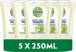 Dettol - Handzeep - No Touch Navulling - Antibacterieel - Aloe Vera - 250 Ml X5 -Fissler-winkel 1200x824