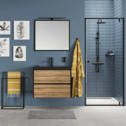 Tiger Reverse Meubelset 80 Cm Met 2 Lades Chalet Eik / Mat Zwart Inclusief Oval Wastafel Mat Zwart 19 Tiger Reverse Meubelset 80 Cm Met 2 Lades Chalet Eik / Mat Zwart Inclusief Oval Wastafel Mat Zwart -Fissler-winkel 123 35