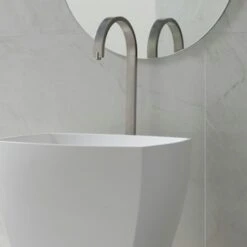 Wandtegel Aspen Marmer Wit/Grijs 25x33 Cm 1,5 M² -Fissler-winkel 123 73