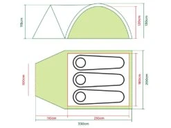 Coleman Darwin 3 Plus Koepeltent