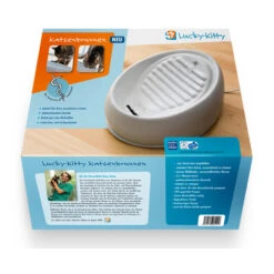 – Grijs – Lucky Kitty Keramische Drinkfontein 1,5 L