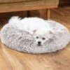 EASTWALL Donut Katten- Of Hondenmand – Heerlijk Zachte Kattenmand – Fluffy Dierenkussen – Grijs – 60 Cm -Fissler-winkel EASTWALL Donut katten of hondenmand Heerlijk zachte kattenmand Fluffy dierenkussen Grijs 60 cm