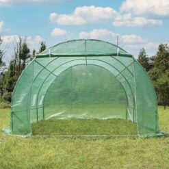 Metalcraft Tunnelväxthus 9m2, Grön