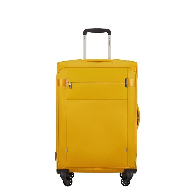 Samsonite Citybeat Spinner 66 Exp Golden Yellow 2 Samsonite Citybeat Spinner 66 Exp Golden Yellow